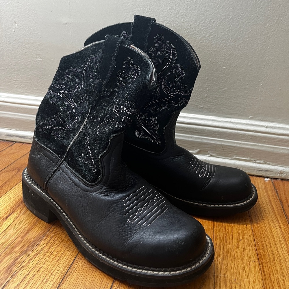 Ariat Fatbaby Black Cowboy Boots